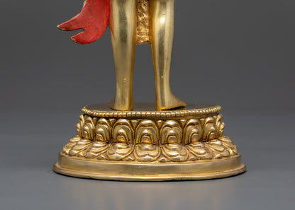 Eight Bodhisattvas Statue Collection | Traditional Nepalese Artistry