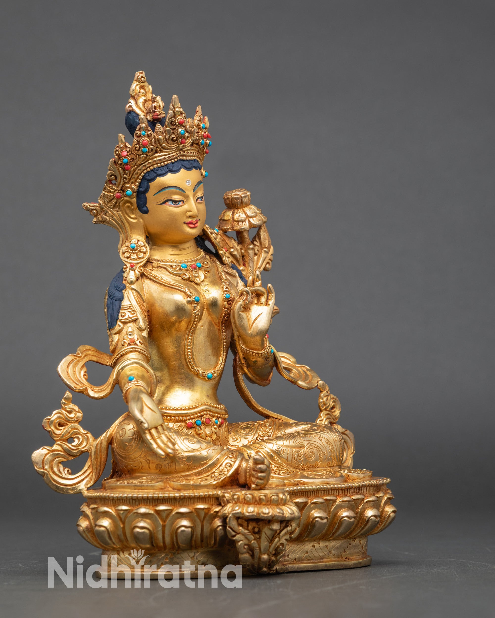 The Twenty-One Emanations of Tara – Complete 21 Tara Statue Set