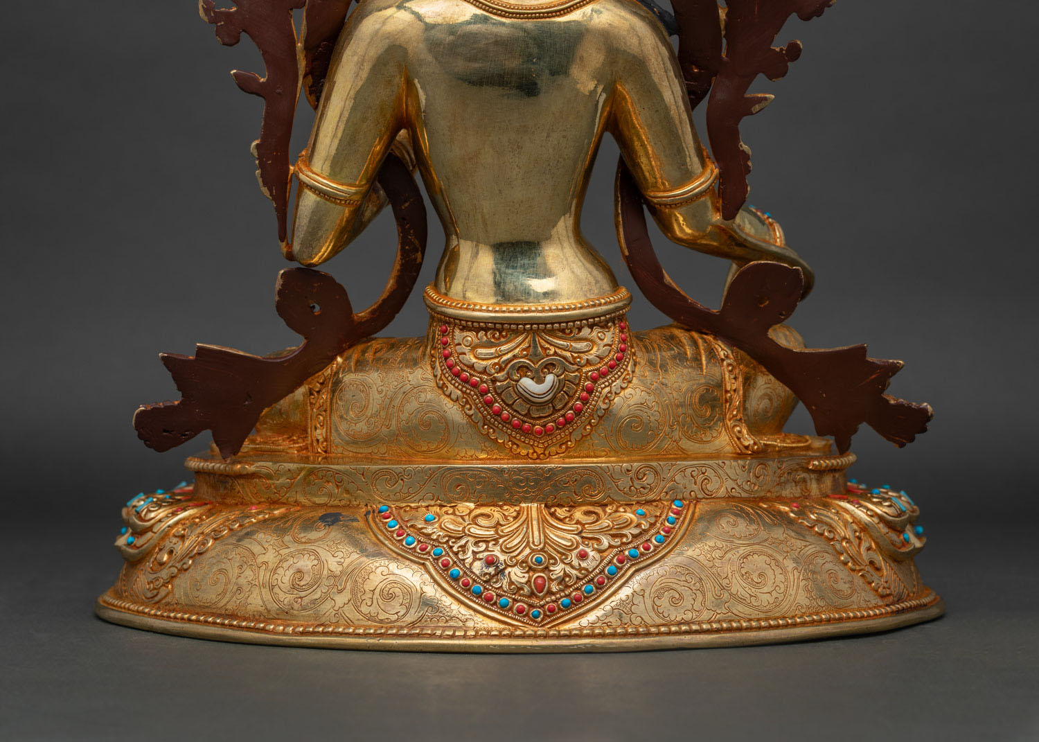 Buddhist Green Tara Statue — Traditional Nepalese Artistry