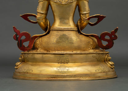 Amitayus Statue from Nepal | Buddhist Sculpture of Eternal Life