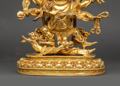 Six Armed Mahakala Statue