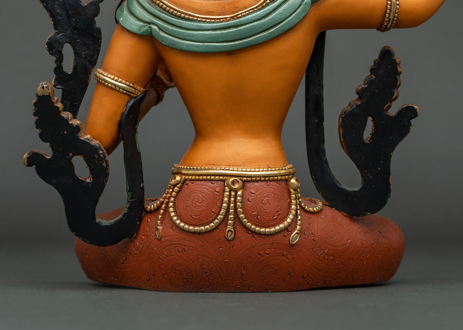 Acrylic-painted Manjushri Statue | Bodhisattva of Transcendent Wisdom
