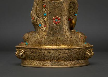 Shakyamuni Buddha Statue | Handmade Buddha Sculpture from Nepal