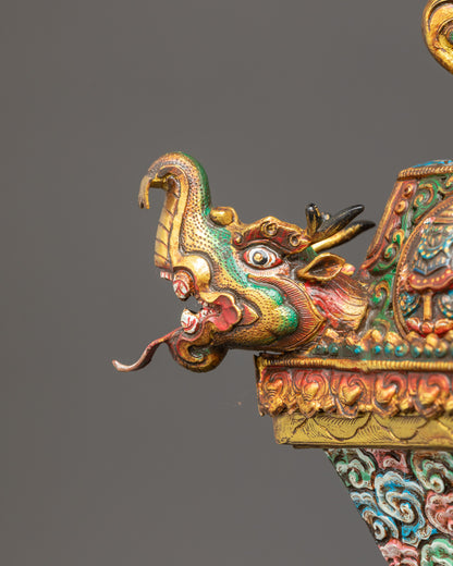 Himalayan Copper Incense Burner for Sacred Tranquility