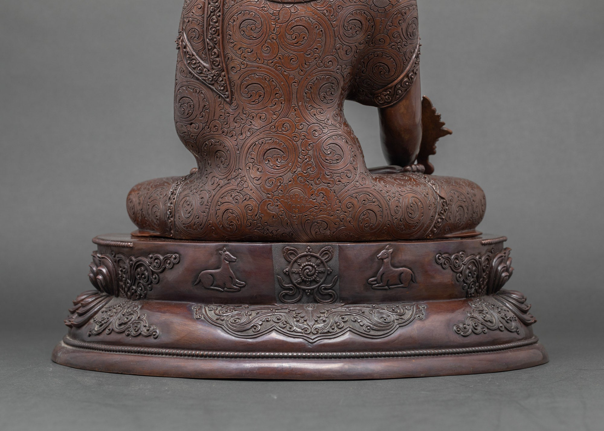 Oxidized Buddha Trio Set Sculpture - Symbol of Peace and Serenity