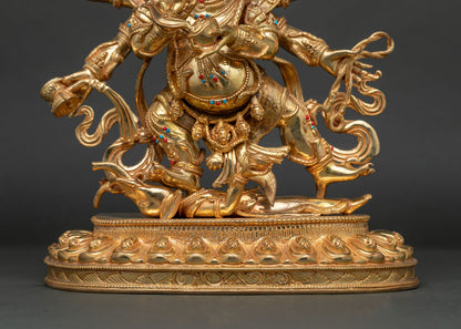 Six Arm Mahakala Statue