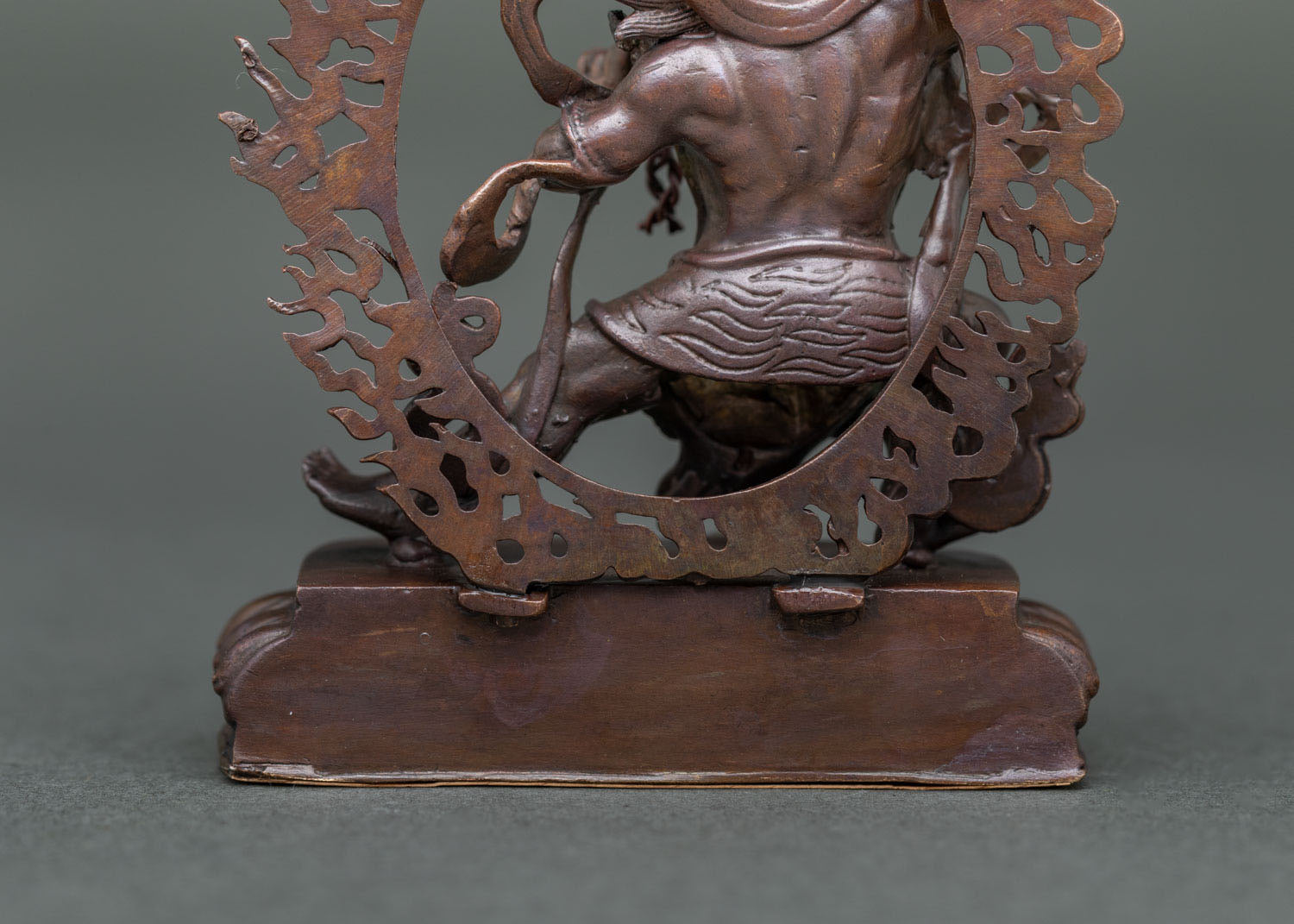 Oxidized Vajrapani Statue | Authentic Himalayan Sculpture