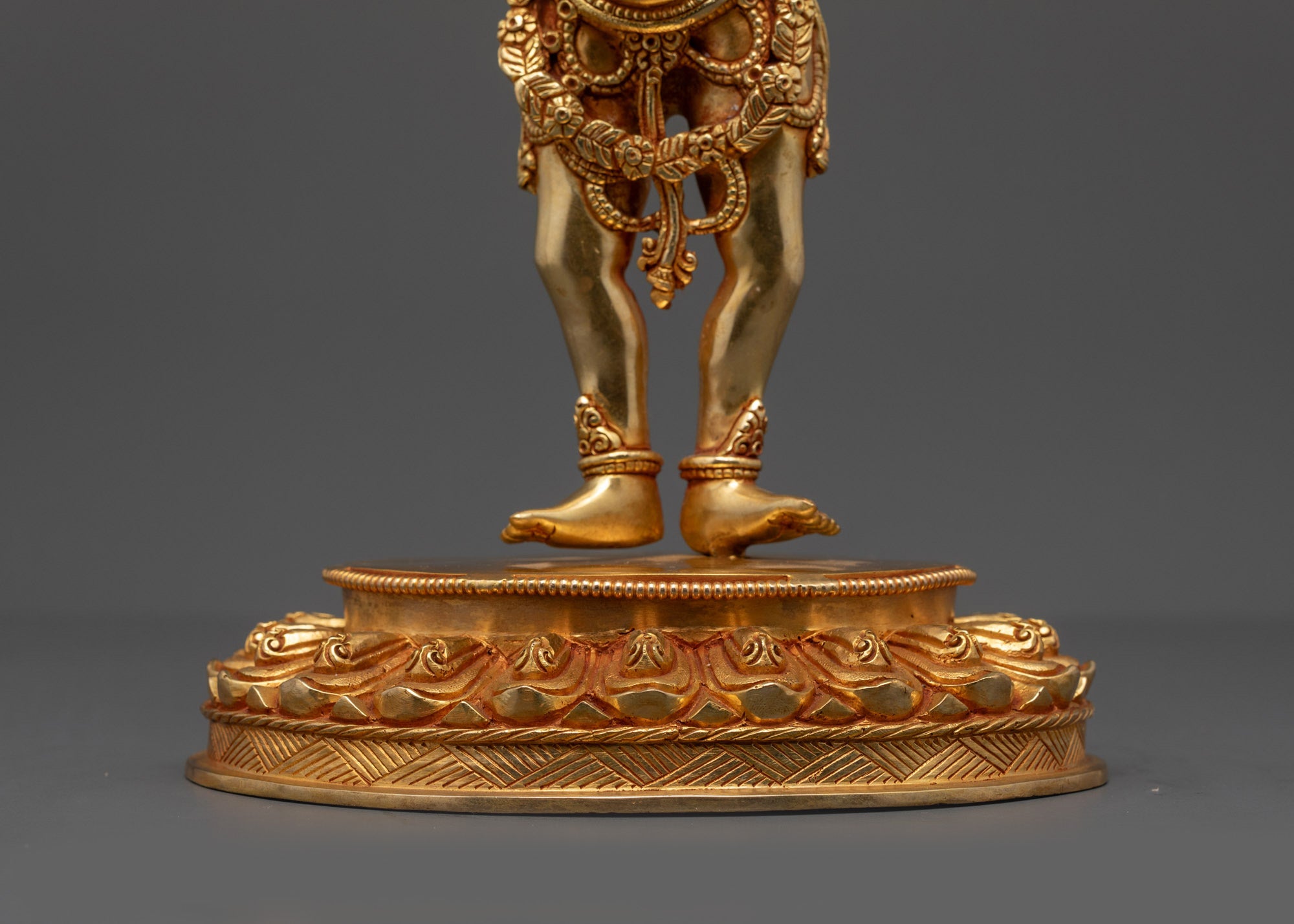 Nepalese Dechen Gyalmo Statue | Traditional Buddhist Protector