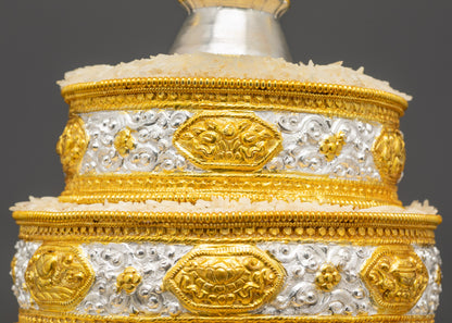 Elevate Your Altar with Authentic Tibetan Mandala Set | Ritual Offering