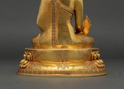 Sacred Medicine Buddha Statue – King of Lapis Lazuli Light