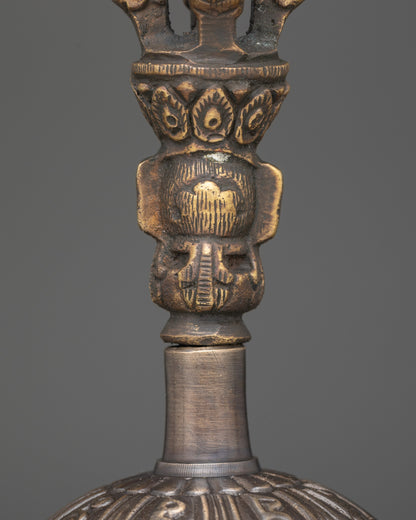 Sacred Ghanta and Dorje Set | Ritual Instruments for Tantric Ceremonies