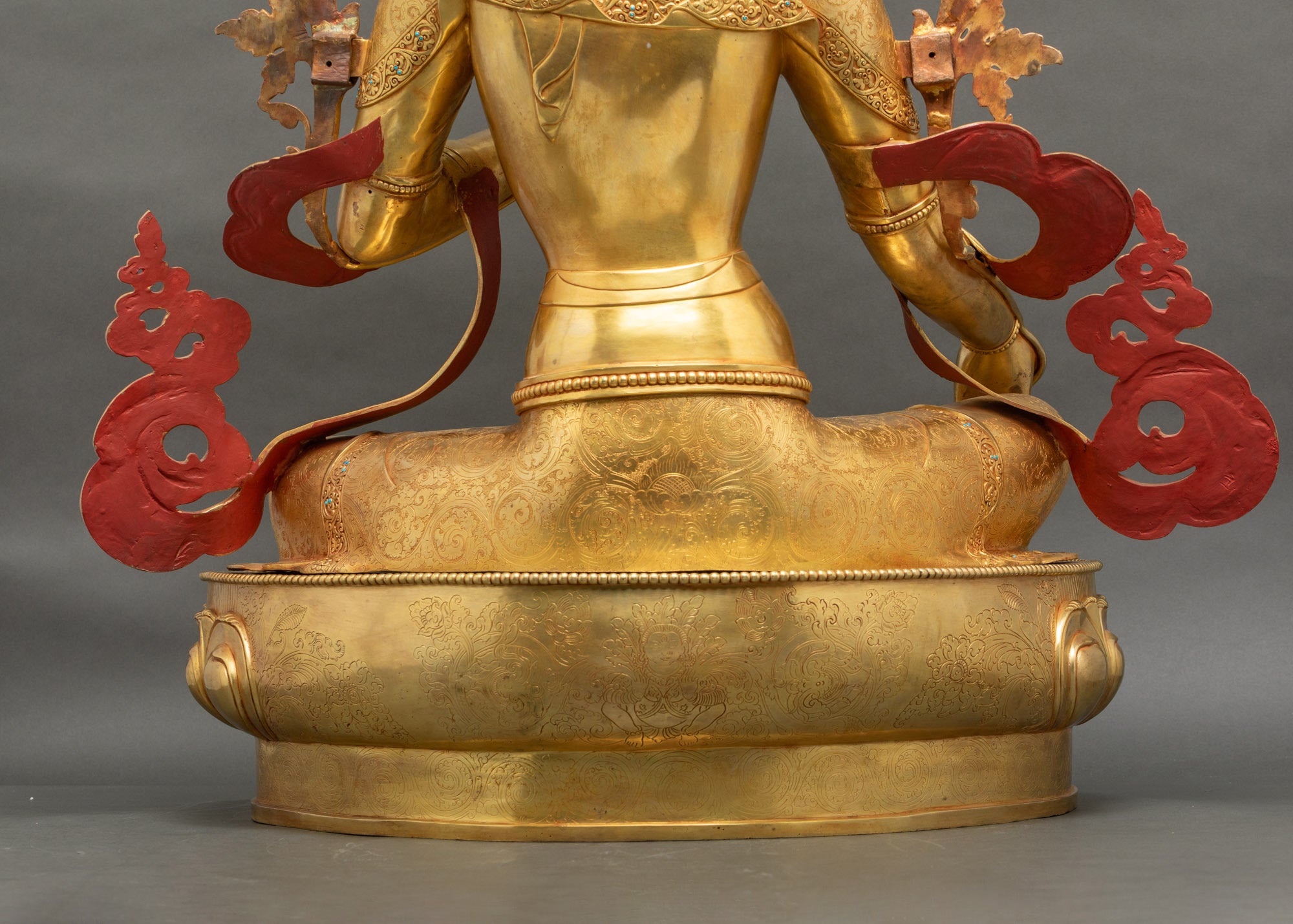 Large Green Tara Statue | High-Quality Buddhist Sculpture from Nepal