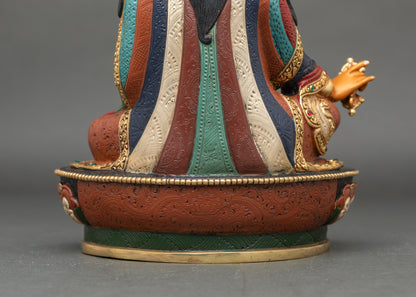 Guru Rinpoche - Himalayan Buddhist Sculpture for Sacred Decor