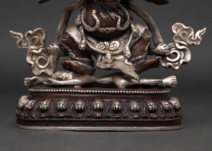 Buddhist Shakya Mahakala Statue | Handmade in Nepal