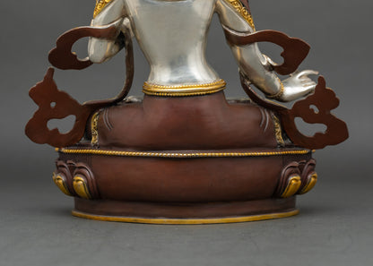 Dukar (Sitatapatra) Statue | Traditional Tibetan Buddhist Sculpture