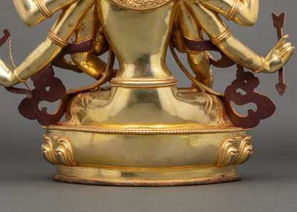 Namgyalma Wisdom Deity Statue | Traditional Himalayan Sculpture