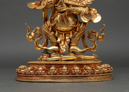 Sakya Mahakala Statue for Spiritual Protection
