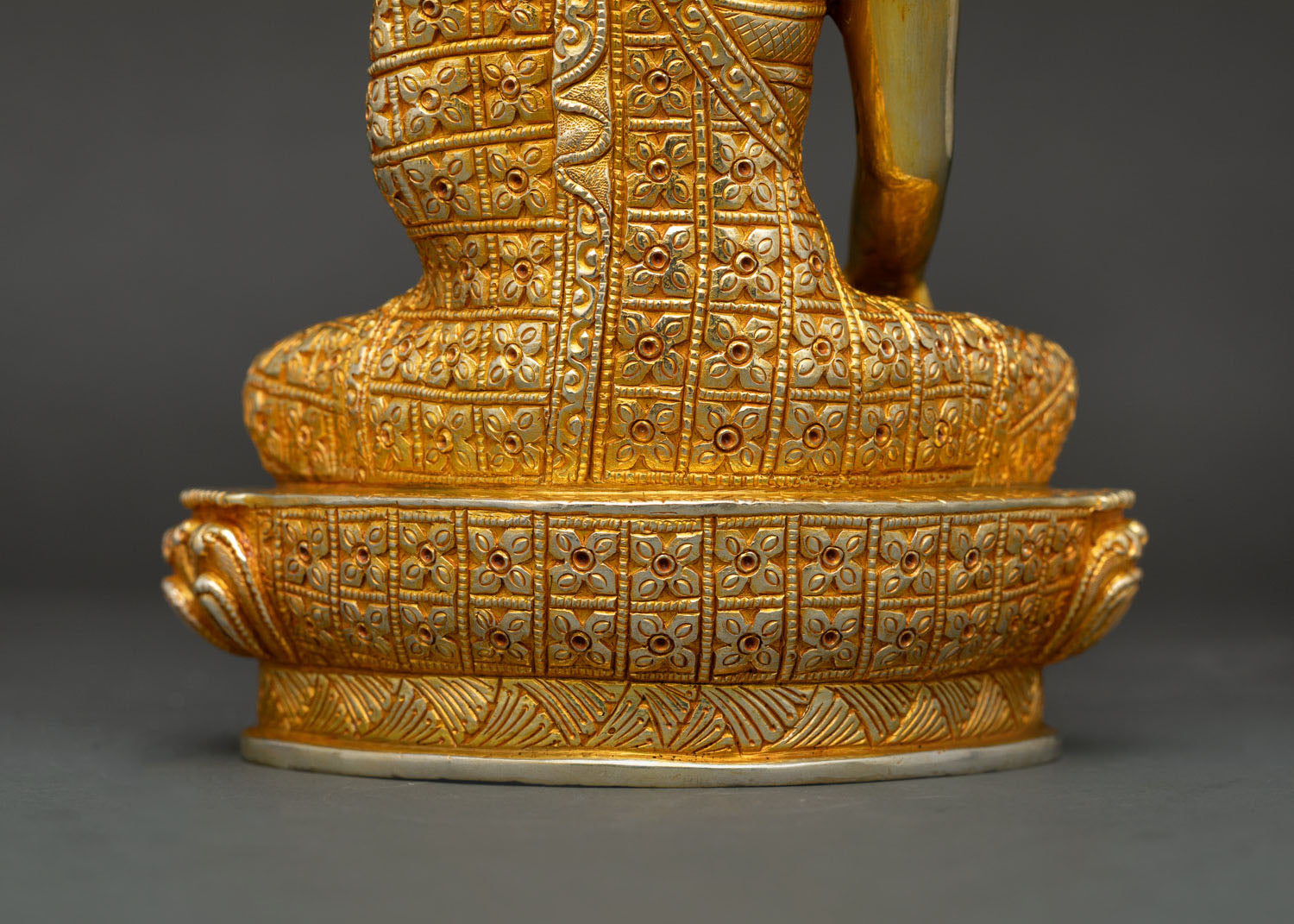 Three Buddha Statue Collection | 24K Gold Fire-Gilded Artwork