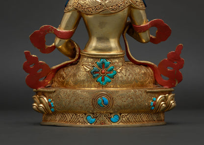 Handmade Vajrasattva Statue | Karma Purification Deity Idol