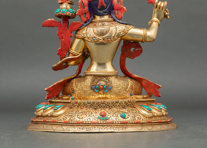 Manjushree Statue |Wisdom Deity from Nepal