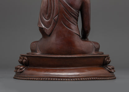 Oxidized Siddhartha Gautama Buddha Sculpture | Tibetan Buddhist Statue