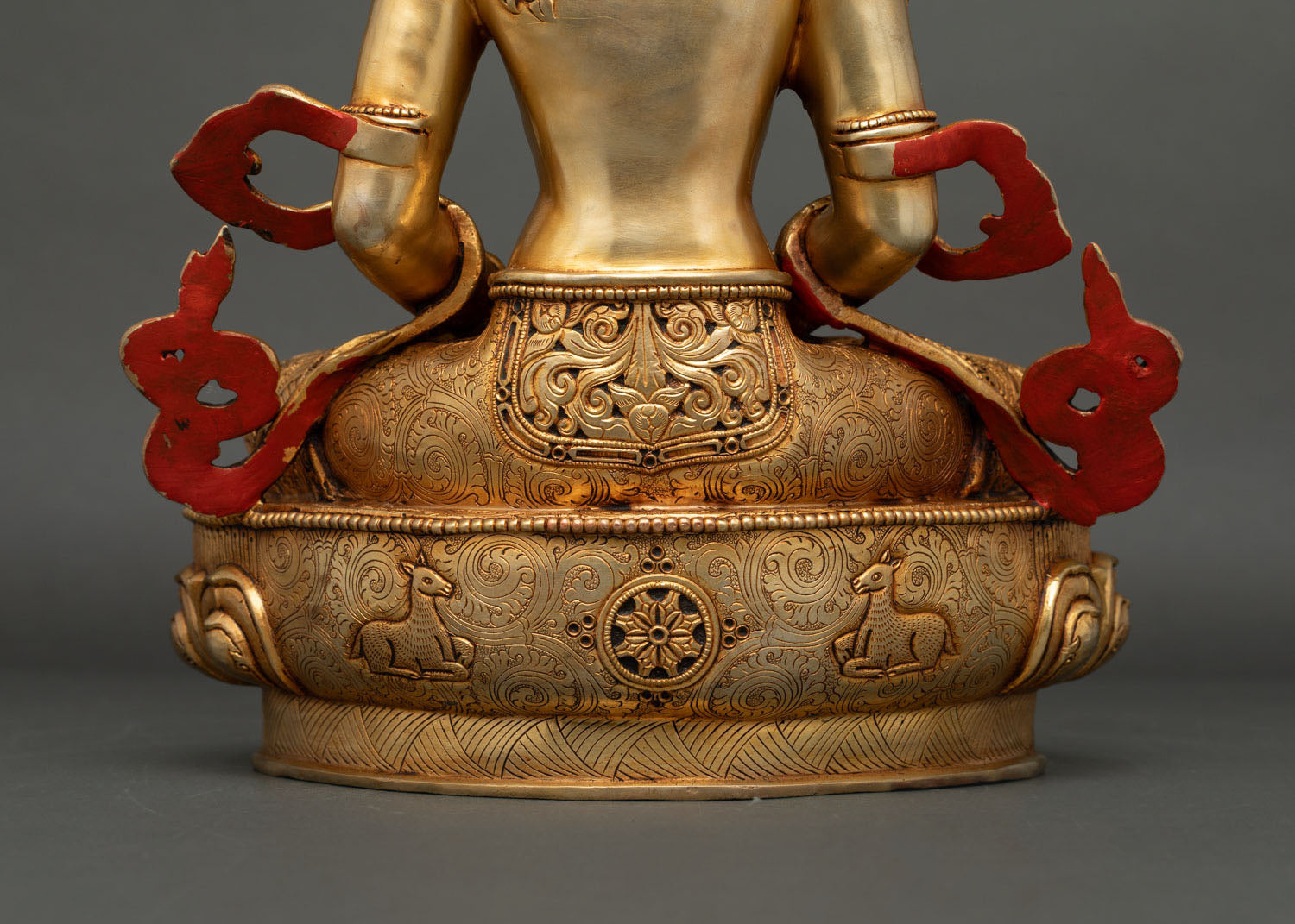 Amitayus Statue | Nepalese Copper Spiritual Artwork