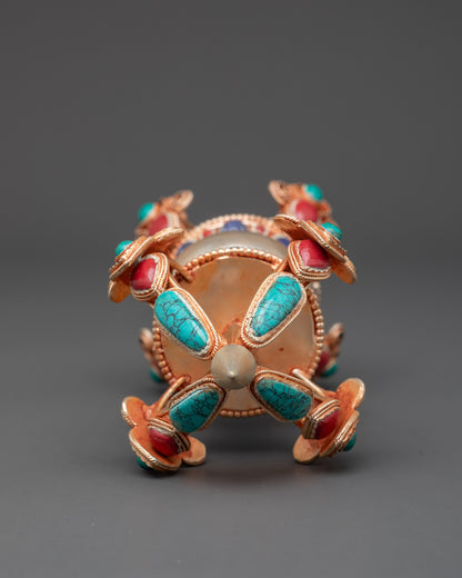 Traditional Tibetan Vajra | Ceremonial Ritual Object for Meditation