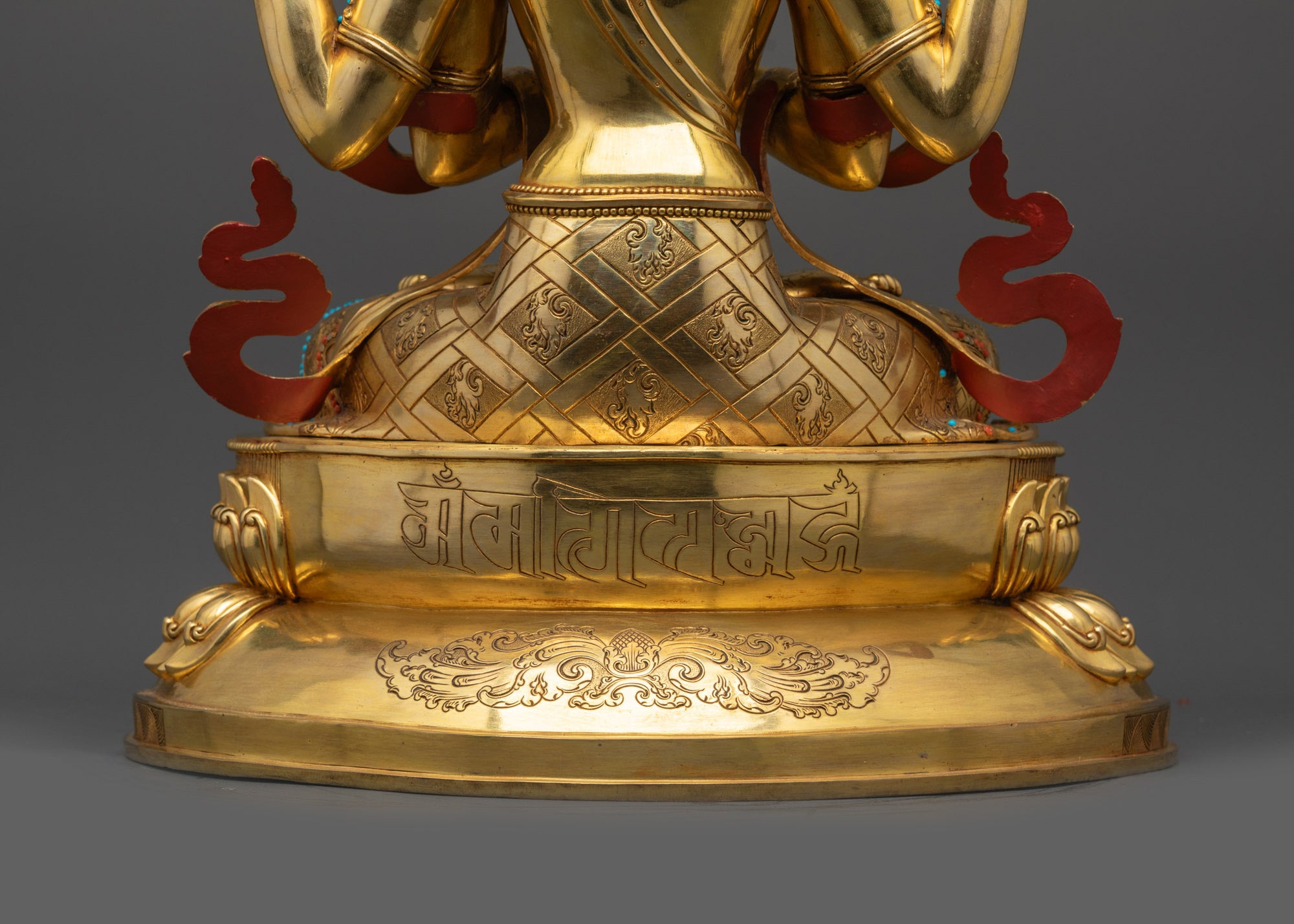 Sacred Tibetan Chenrezig Sculpture | Handcrafted Premium Sacred Altar