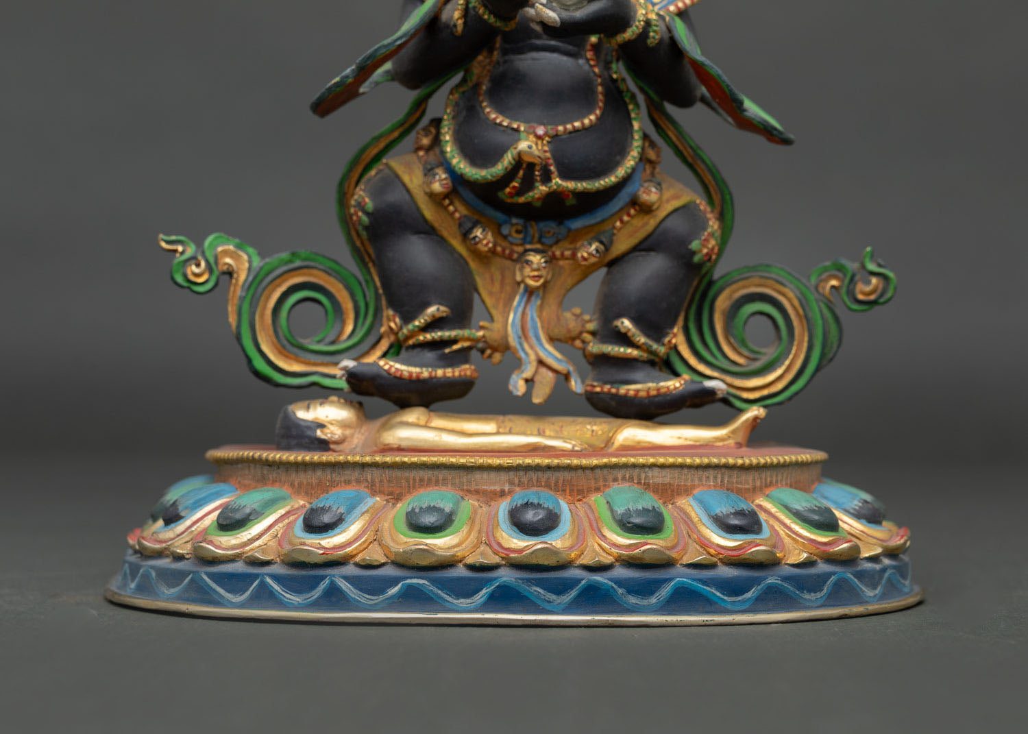 Sakya Mahakala Statue | Wrathful Buddhist Guardian