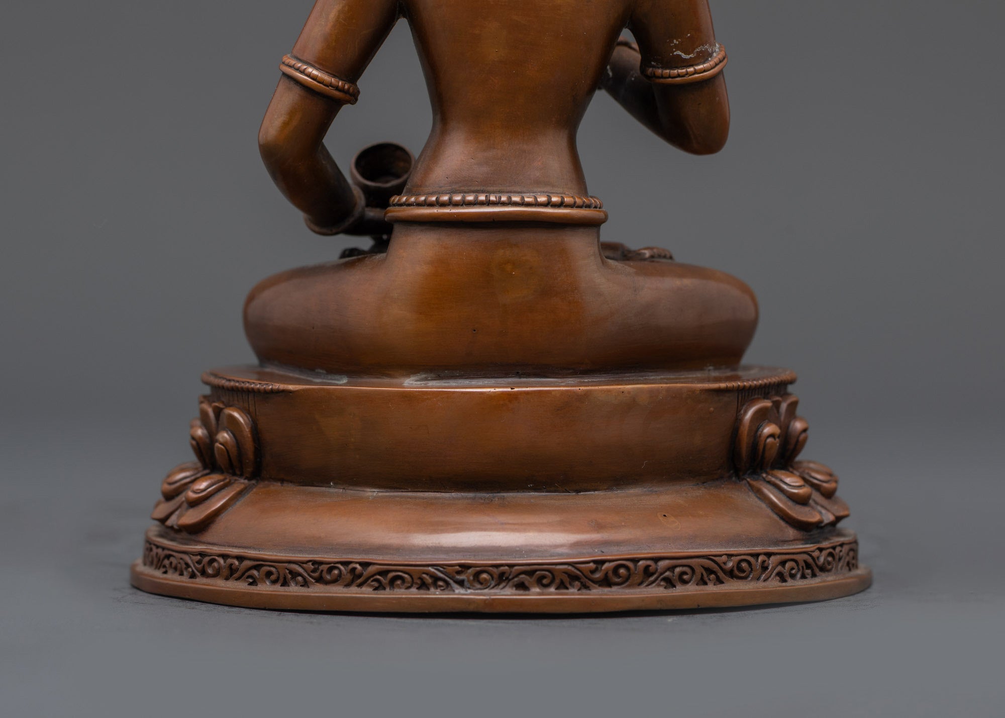 Handcrafted Oxidized Dorje Sempa Statue | Tibetan Buddhist Sculpture