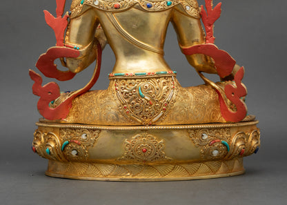 Mother Green Tara Statue- Goddess of Fearlessness and Mercy