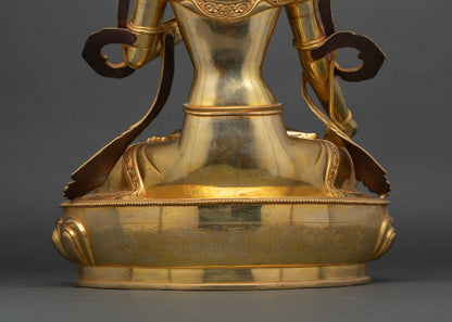 Tibetan White Tara Statue | Luxury Buddhist Altar Decor