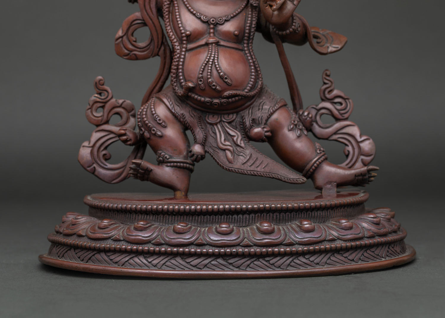 Oxidized Vajrapani Statue | Protector of Buddha's Teachings