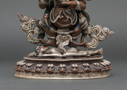 Sakya Mahakala Statue | Wrathful Protector for Spiritual Strength