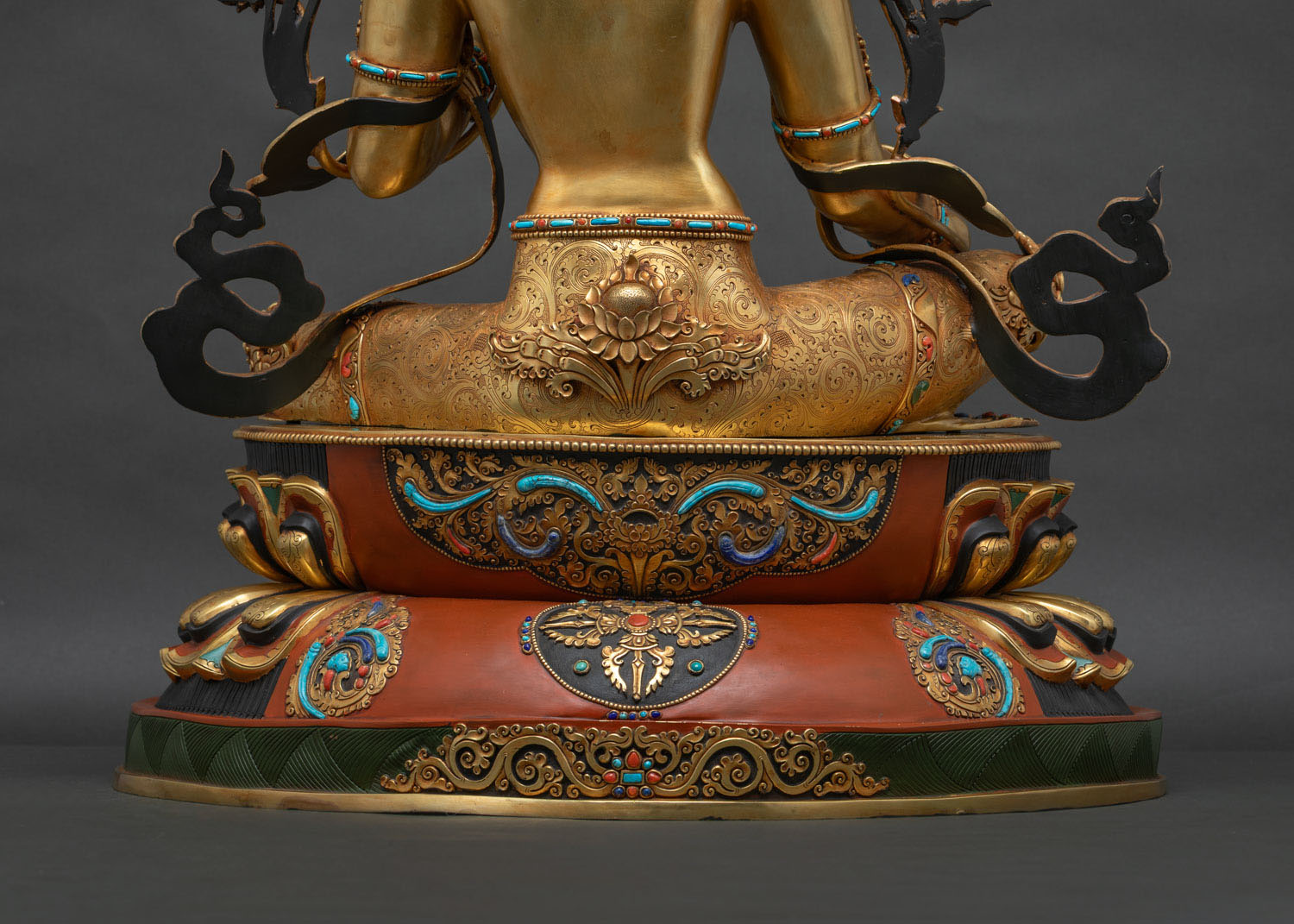Beautiful Green Tara Statue from Nepal | Regal Goddess of Compassion