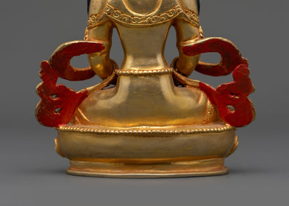 Handcrafted Amitayus Statue | Sacred Tibetan Deity of Long Life