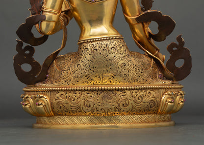 White Tara Statue – Beautiful Handmade Tibetan Artwork
