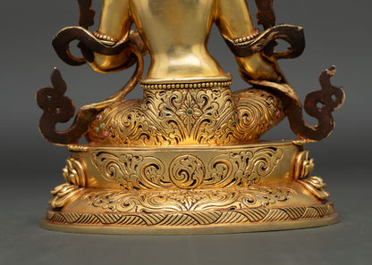 Green Tara Statue – Buddhist Decor for Peace & Harmony