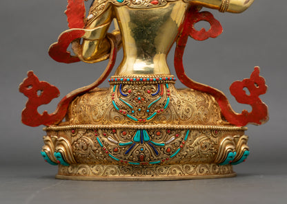 Manjushri Statue - Symbol of Knowledge and Enlightenment