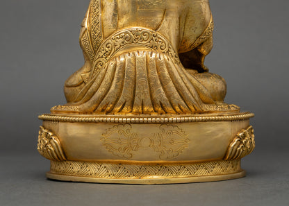 Handmade Tsokye Dorje Statue | Buddhist Master Figurine from Nepal