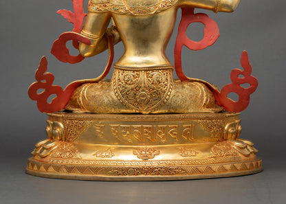 Bodhisattva Manjushri Figurine | Handicrafted Nepalese Statue