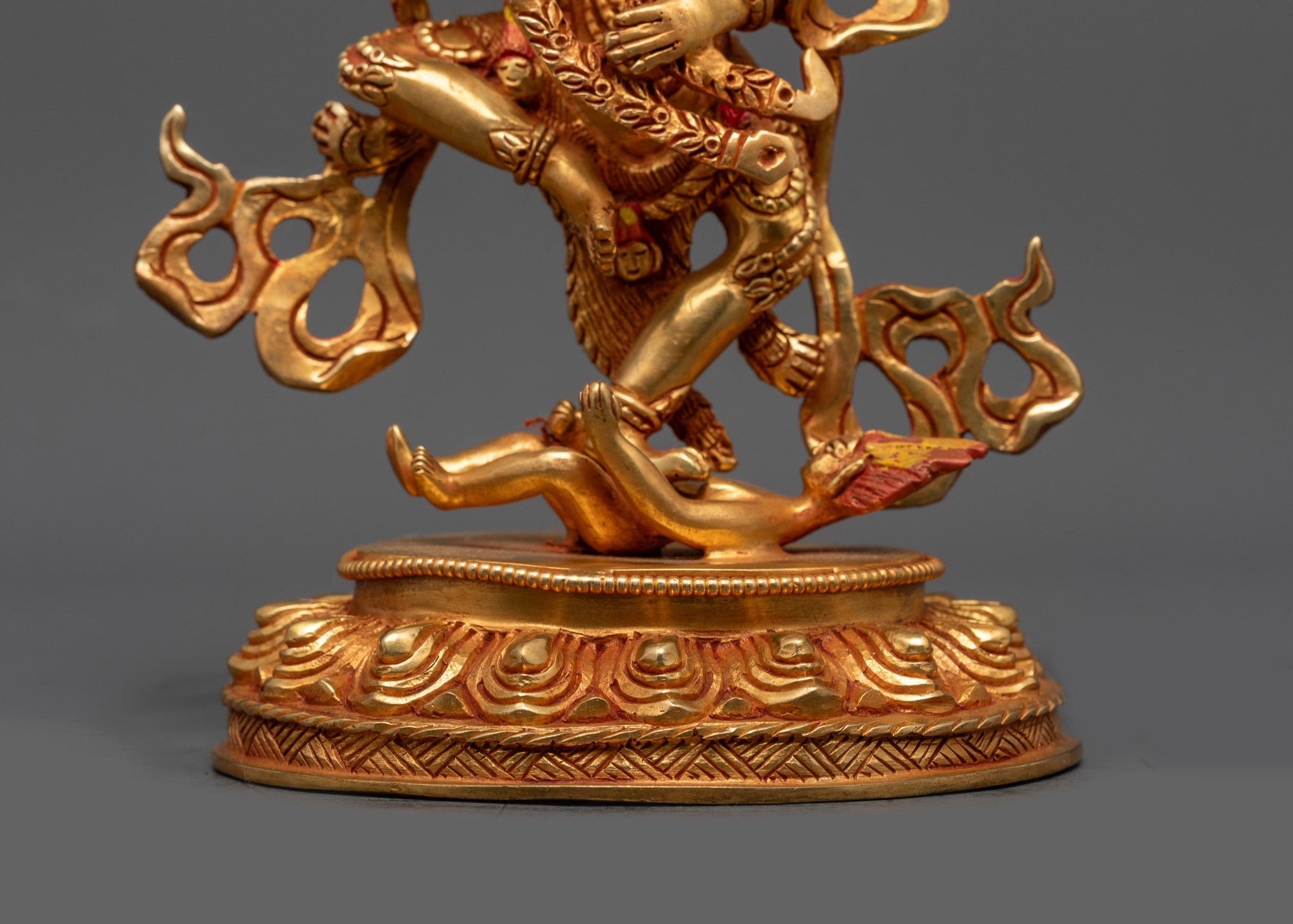 Hand-Carved Dakini Kurukulla Statue | Buddhist Goddess Sculpture
