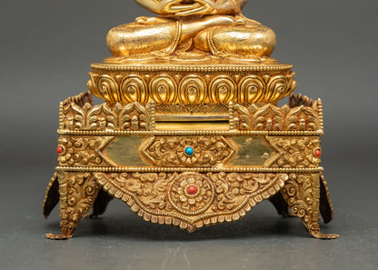Amitabha Buddha Statue | Traditional Himalayan Art for Altar Decor