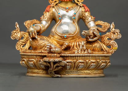 Buddhist Dzambhala | Handcrafted Wealth Deity Sculpture
