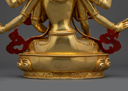 Premium Namgyalma Sculpture | Handcrafted Tibetan Deity for Wellness