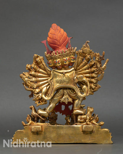 Yamantaka Statue- Wrathful Deity Destroyer of Death
