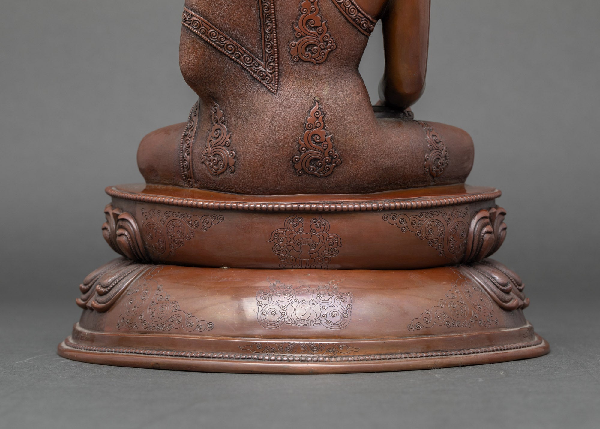 Oxidized Shakyamuni Buddha Meditation Statue from Nepal