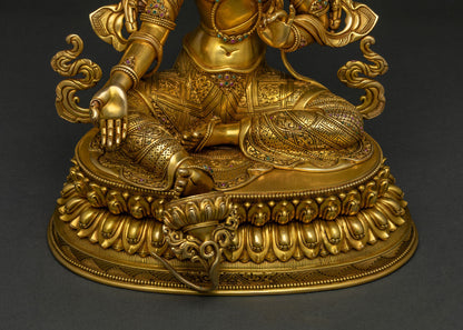 Green Tara Statue