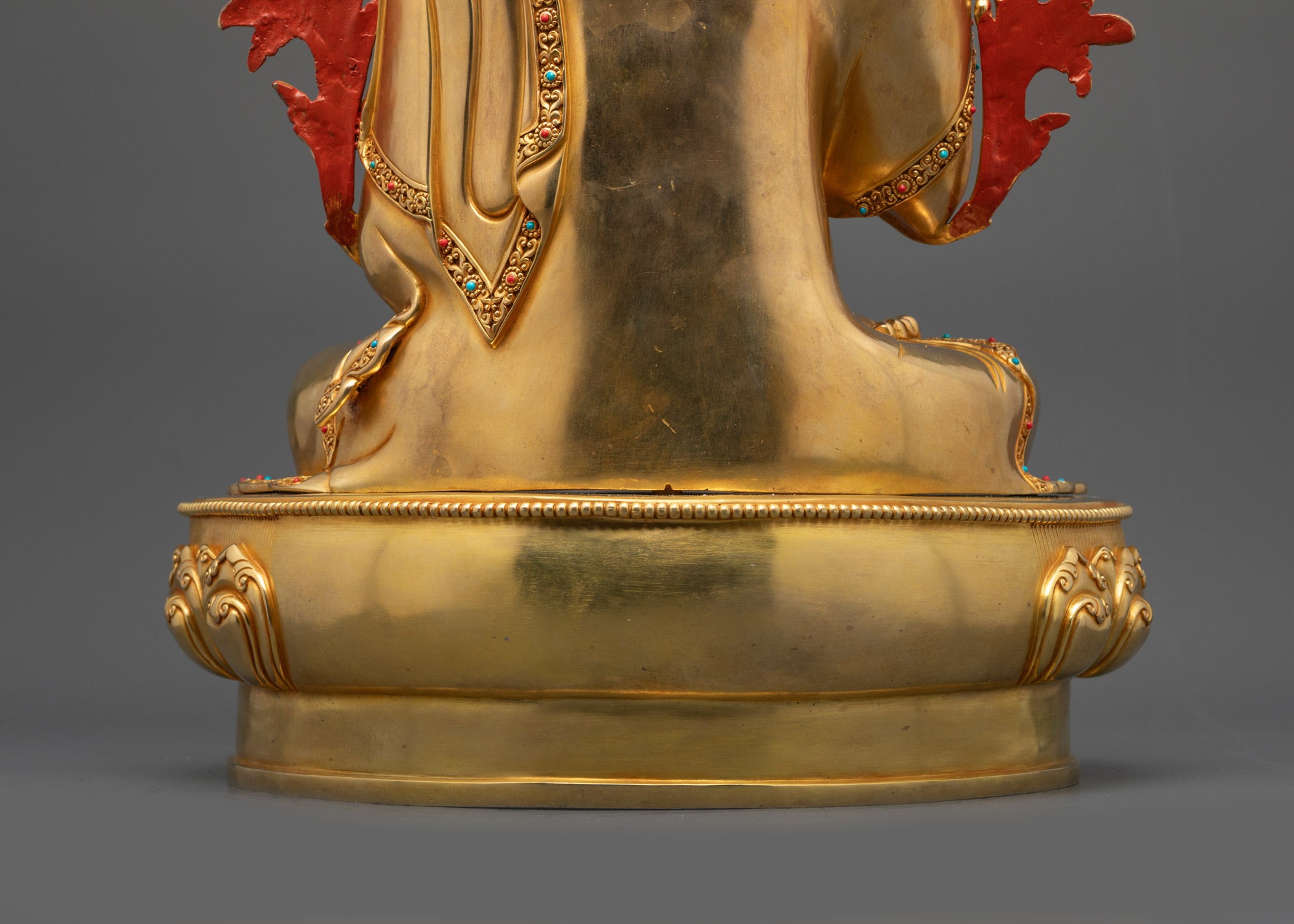 16" Nepalese Je Tsongkhapa Sculpture | Enlightened Lama of Wisdom