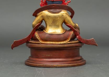 Dzambhala Statue | Hand-Crafted Himalayan Copper Sacred Art